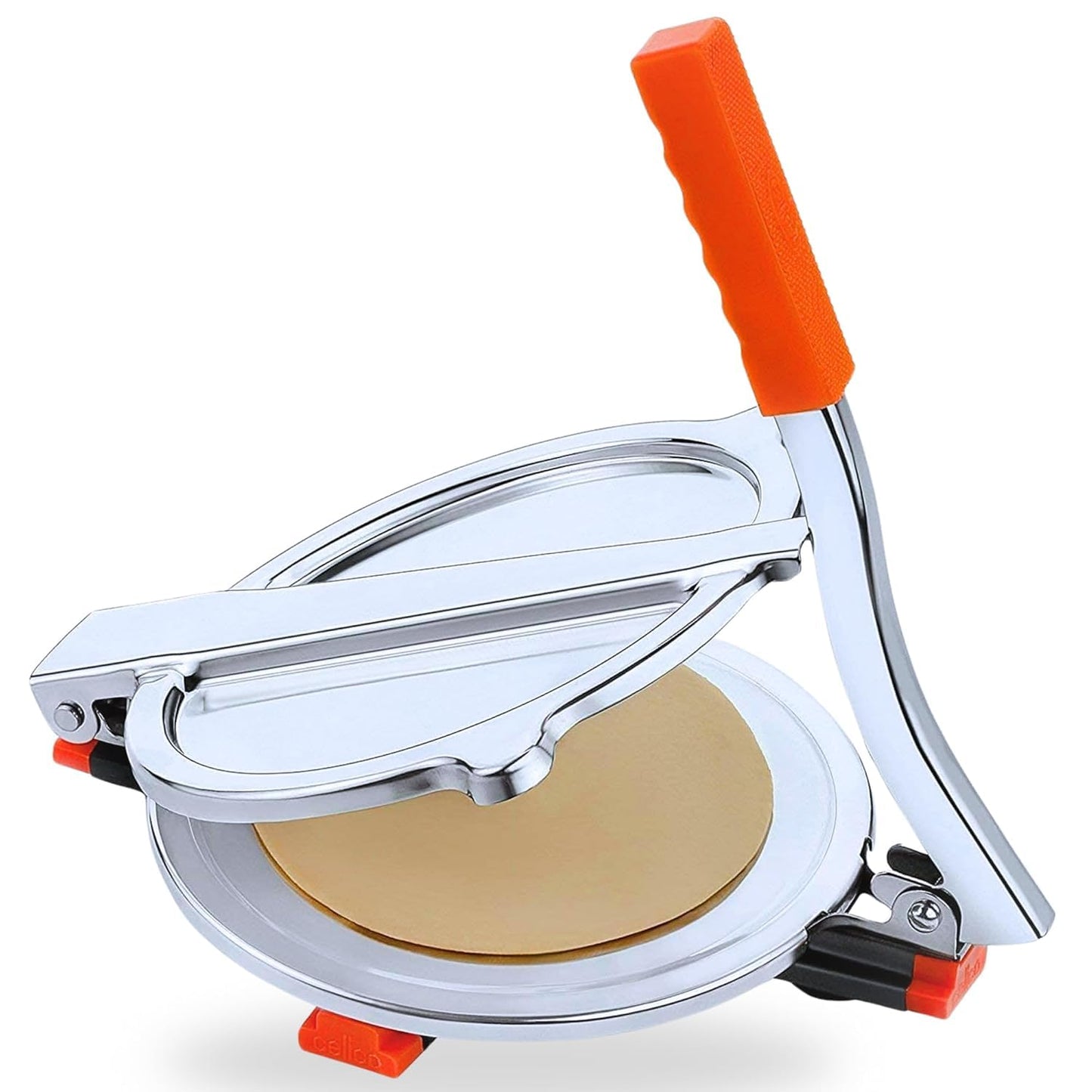 Roti Maker 6 Inch Non Stick Chapati Maker | Manual Roti Press Machine | Stainless Steel Flat Bread Maker for Chapati, Tortilla, Paratha, Papad | Kitchen Press Tool