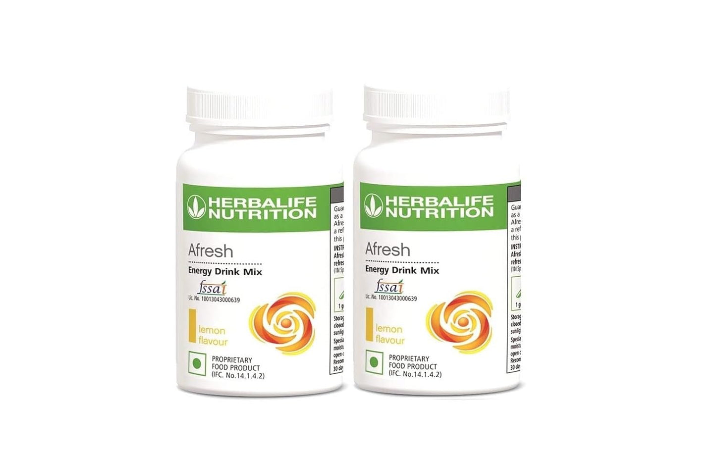 Herbalife HN Nutrition Afresh Energy Drink (Lemon Flavour, 50 g) -Combo Pack of 2