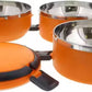 3 Layer Lunch Box with Lock -Orange