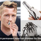 Nose Hair Trimmer for Men Manual Nose Hair Trimmer Stainless Steel Nose Trimmer Nose Hair Removal Easy Cleansing Battery-Free and Waterproof Nose Hair Trimmer