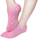 Moisturizing Silicone Spa Gel Socks for Women & Men – Crack Heel Repair Socks with Natural Oil & Vitamin E for Dry Cracked Feet (Multicolor, 1 Pair