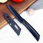 Stainless Steel Professional Kitchen Knife Set, 3-Piece Meat and Chef's Knife with Non-Slip Handle, Manual Sharpening for Home and Restaurant Use