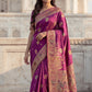 VALLABHADHISH SAREE  CATELOG NO.: DD-075   Fabric: Banarasi Soft Silk Saree With Meenakari Work