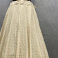 LUKHNAVI COTTON SKIRT   Lehnga :: lukhnovi cotton dyeable fabric with sequnce work in whole lehnga with string with canvas with lining