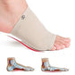 Lify Medial Arch Support Sleeve with Cushion for Flat Feet - Plantar Orthopaedic Fasciitis Foot, Heel Spurs Care Insole Pad Orthotic, 1 Pair White