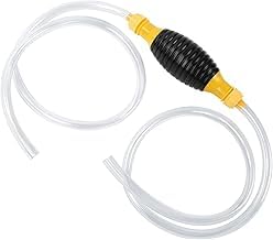 Fuel Transfer Pump Kit – High Flow Manual Siphon Oil Remover Pump with 2 Meter Pipe for Petrol, Diesel, Water & Oil, Portable Liquid Transfer Pump for Car, Bike & Fish Tank