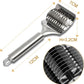 CrazySoul Stainless Steel Nool Parotta Cutter Roller | Lachha Paratha & Noodles Cutter | Multi-Purpose Kitchen Tool