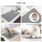 Dish Drying Mat Large 40x60 cm – Water Absorbing Kitchen Mat with Anti-Slip Rubber Backing | Quick Dry Mat for Utensils, Dishes, Glasses & Coffee Station
