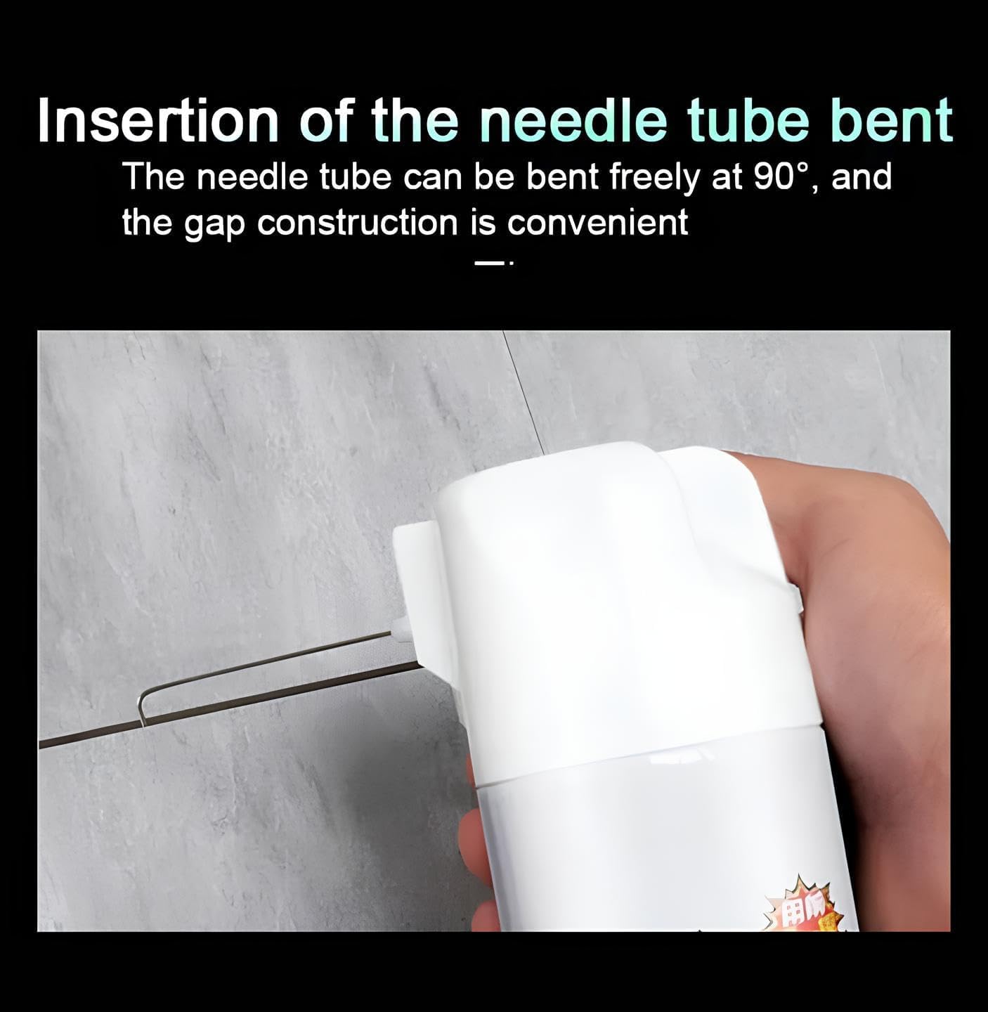 500ml Tile Adhesive Glue Tile repair sealant With needle design can go deep into the gap to repair loose floor tiles Waterproof Tiles Grout quick drying tile injection glue (1 pcs)