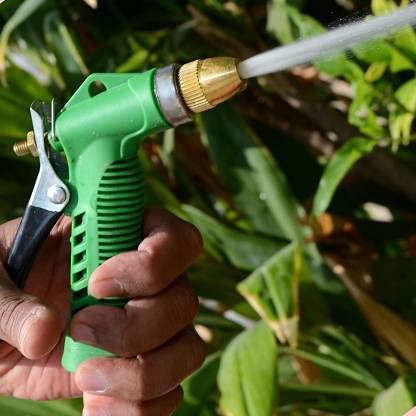 ZoomstoreA High Pressure Brass Hose Nozzle Adjustable Water Spray gun for car Motorbike Spray Gun