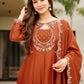 Presenting New NK Series High Quality   Top Fabric: VICHITRA  Work: Embroidered Work  Neck: Round Neck
