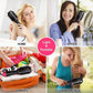 One Step Hot Air Brush 3-in-1 Hair Dryer, Straightener & Volumizer | Negative Ion Ceramic Blow Dryer Brush | Hair Styling Tool for Straightening, Curling & Volume | 3 Heat Settings | Salon Style at Home
