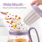 Glass Tumbler with Fruit Infuser Lid & Straw, Portable Summer Drink Cup for Juice, Tea, Detox Water & Milk Tea | Leakproof Handle Mug for Girls, Travel & Daily Hydration (Multicolor) (1)
