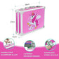145 Pieces Art Set for Kids. 145 Pcs Color Set. Unicorn Painting Box. Drawing Colour Pencils, Oil Pastel, Watercolours, Sketches, Crayons & Paint Brush. Vanity Color Box for School Project. Pink