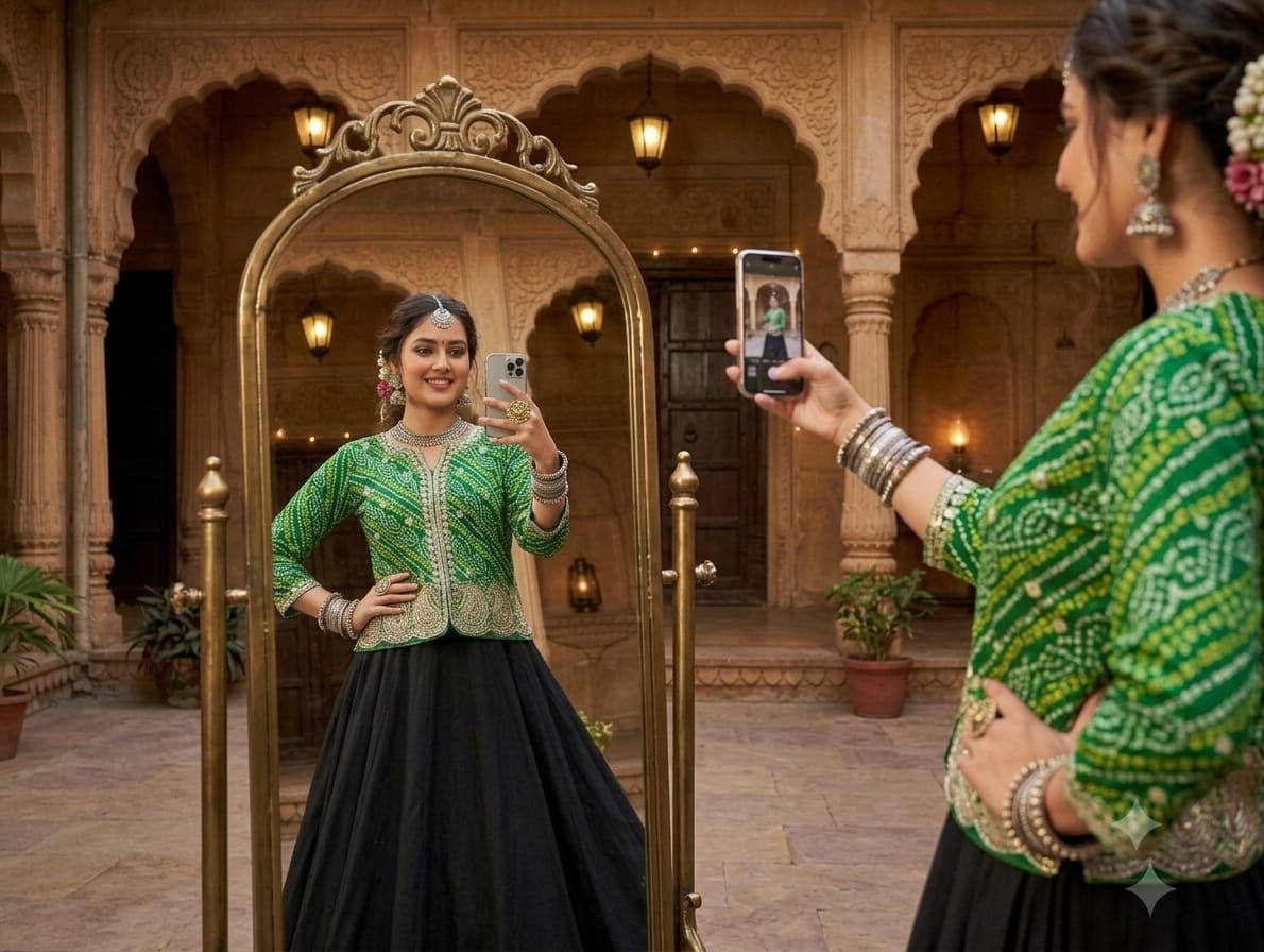 NAVARATRI COLLECTION  Lehenga (Stitched)