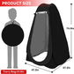 FabSports Foldable Privacy Portable Pop-up Tent, can be Used as Cloth Changing Tent or Toilet Tent for Camping, Hiking, Beach, Outdoors and Picnic with Bag