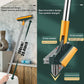 3-in-1 Bathroom Toilet Cleaning Brush with Wiper | Long Handle Floor & Bathroom Tile Scrubber | 120° Rotating Head | Multipurpose Home & Kitchen Cleaning Brush