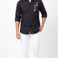 MEN'S EXCLUSIVE  LINEN  FABRIC  EMBRODARY WORK VALUE EDITION STYLISH SHIRT