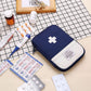 First Aid Bag,Empty First Aid Pouch,Mini Portable Medical Bag for Outdoor Camping Hiking Travel Emergency,Multifunction Emergency Medicine Storage Bag-7x5 inch (Blue, 2)