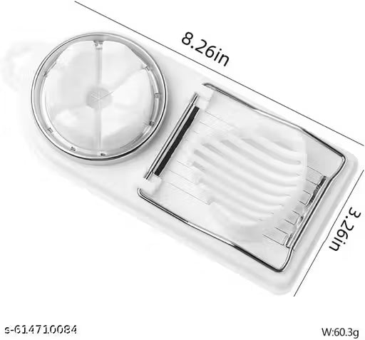Kitchen Accessories Egg Slicer Chopper Stainless Steel Fruit Salad Cutter Egg Tools Manual Food Processors Kitchen Gadget
