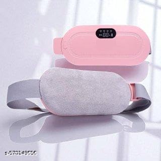 Period Cramp Relief Massager & Heating Pad for Cramps Portable Cordless Periods Machine 3-Temp. 3-Massage Mode Fast Menstrual Pain Device Women