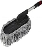 Car Duster Microfiber Brush Wax-Coated | Shine & Dust Removal Cleaning Brush | Wax-Coated Duster for Cars