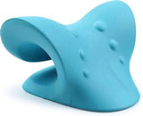 Drumstone (𝐄𝐱𝐥𝐮𝐬𝐢𝐯𝐞 𝟏𝟓 𝐘𝐞𝐚𝐫𝐬 𝐰𝐚𝐫𝐫𝐚𝐧𝐭𝐲) Neck & Shoulder Relaxer Cervical Traction Device for Pain Relief, Posture Correction & Hump Support | Acupressure Neck Stretcher Pillow for Women & Men