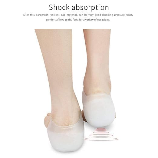 Invisible Height Lift Half Socks, Hidden Height Increase Shoe Inserts Insoles, Inner Heightening Bionic Heel Socks with Silicone Gel for Interview and Physical Examination