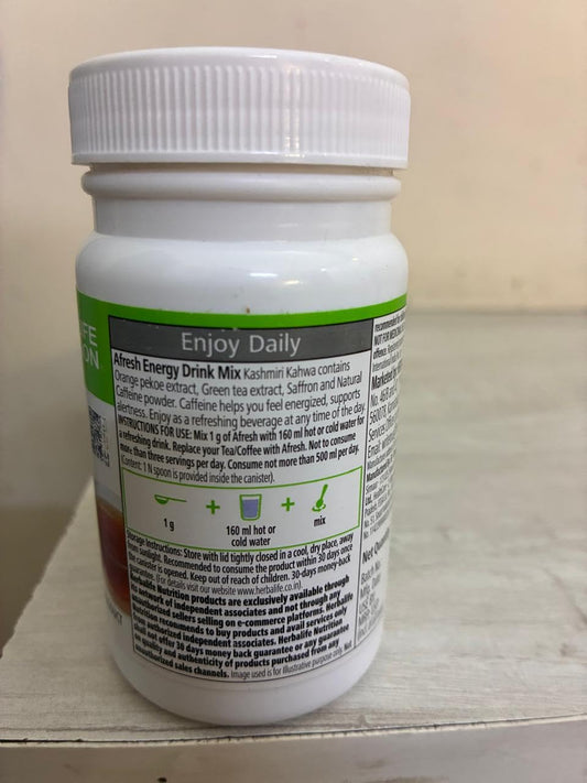 HERBALIFE Afresh Energy Drink Mix Kashmiri Kahwa 40 g