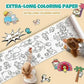 Vaidyansh Drawing Colouring Roll sheet for Kids Fun Large poster Graffiti Art 30cms x 350cms 11 Feet Extra Long Paper Kid Coloring scoll Colour using Pencil Crayons Made in India