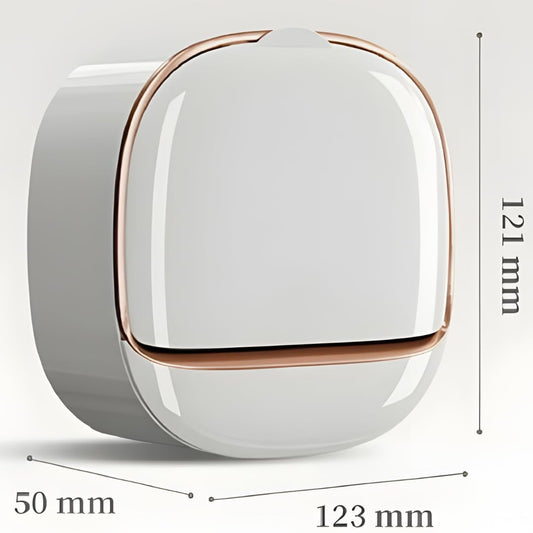Wall Mounted Soap Holder with Flip Cover – Plastic Soap Storage Box with Drain Tray for Bathroom Wash Basin Area(Multi-Color) Pack of 1