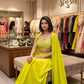 THIS WEDDING SEASON WEAR OUR BEAUTIFUL 3 PIECE WITH REAL MIRROR WITH  EMBROIDERED BLOUSE, SKIRT AND LONG SHRUGE
