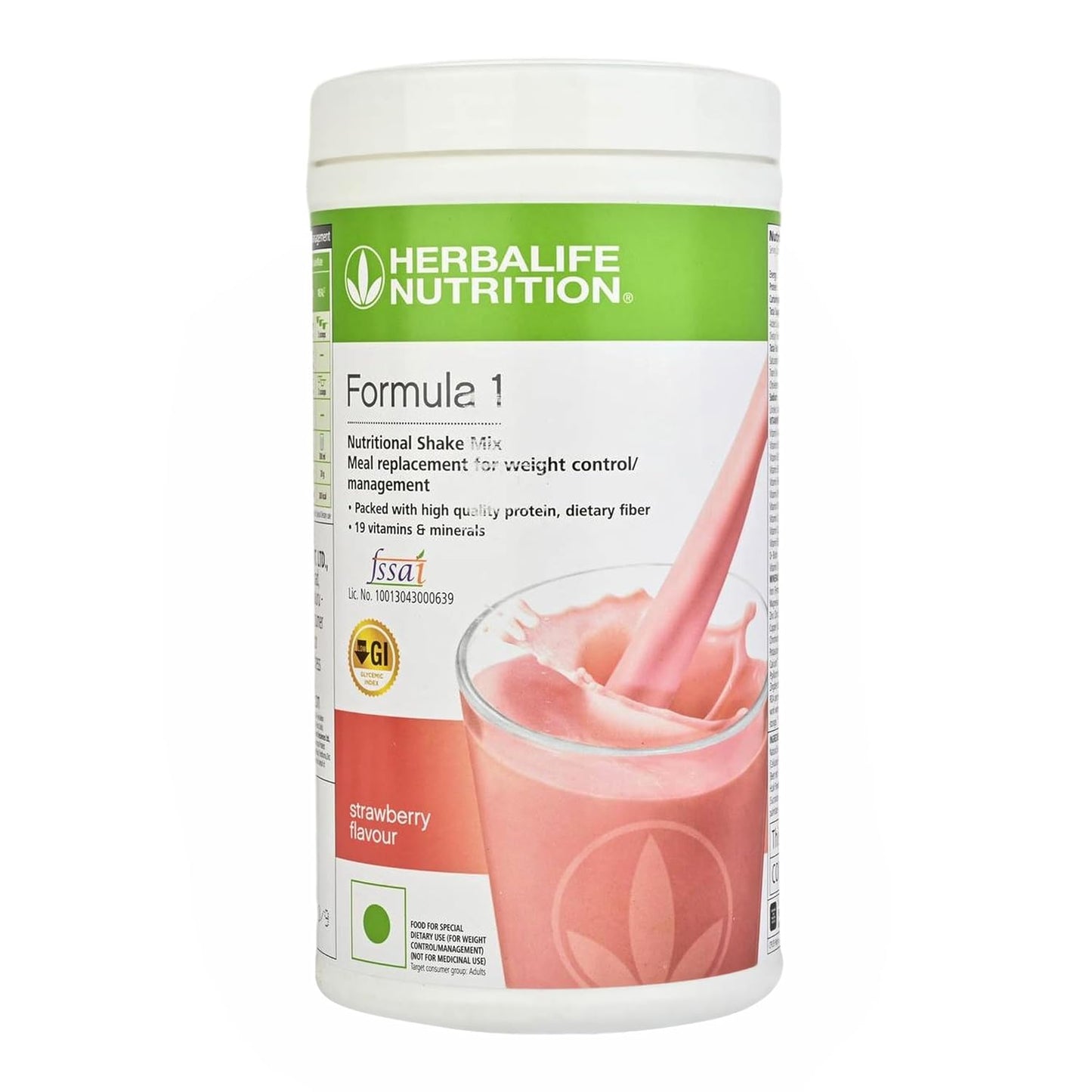HERBALIFE Formula 1 Shake Strawberry 500g, Protein 200Gram, Afresh Lemon 50g, ShakeMate 500gNutrition Drink (Pack of 4, Strawberry, Lemon Flavored)