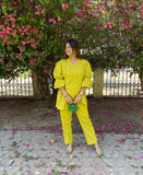 THIS SUMMER SEASON WEAR TRENDY CO-ORD SET WITH EMBROIDERY WORK
