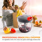 Arcane 1 liter Big Size Kitchen Dori Handy Vegetable and Fruit Manual Onion Dry Fruit Salad Maker Vegetable Quick String Chopper Machine, Cutter – 5 Stainless Steel Blades