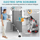 Seseno 9 in 1 Electric Spin Scrubber, Cleaning Brush Scrubber for Home, 300RPM/Min, 8 Replaceable Brush Heads, 3 Adjustable Size, 2 Adjustable Speeds, for Bathroom, Floor Tiles