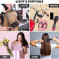 One Step Hot Air Brush 3-in-1 Hair Dryer, Straightener & Volumizer | Negative Ion Ceramic Blow Dryer Brush | Hair Styling Tool for Straightening, Curling & Volume | 3 Heat Settings | Salon Style at Home