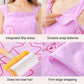HSR Collection Wearable Bathrobe for Girls & Women, Bath Robe Towel for Women, Quick Dry Dress Towel for Ladies - (80 x 130 cm, 1 Piece) (Purple)