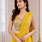 Get festive ready in our new Trending Stylish Ready to Wear Saree set  With Embroidery Work detailing.