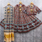 gaji modal lagdi patta duppata and ajrak choli   New arrivals   Maslin silk lehnga
