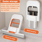 Mini Foldable Desktop Mop Portable Cleaning Sponge Mop Handheld Self Squeeze Cleaning Tool Wet and Dry Use System for Small Spaces Bathroom and Kitchen