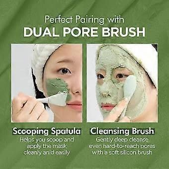 Holy Basil Bubble Deep Mask 90g – Korean Clay Fizzing Wash-Off Pack with Carbonated Water for Pore Cleansing, Blackhead Removal & Deep Skin Purification for Unisex