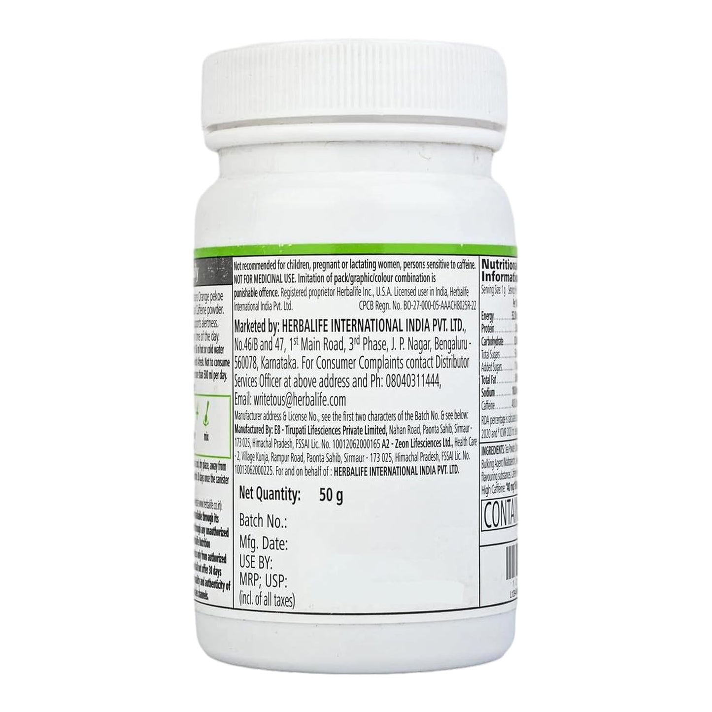 Herbalife Afresh Energy Drink Mix Elaichi Flavor-50g (1)