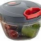 Handy Mini Plastic Vegetable Chopper Cutter for Kitchen Accessories with 3 Blades,