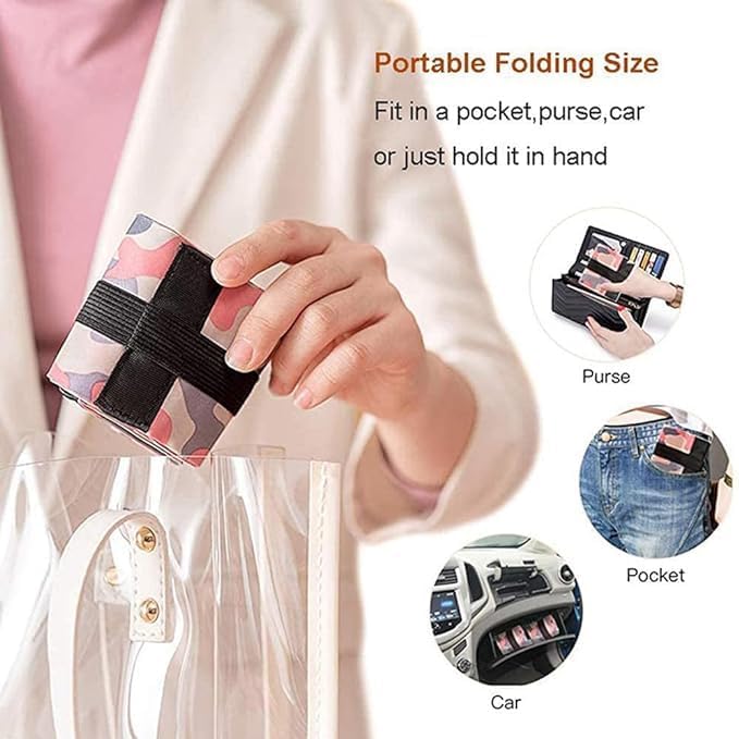 black sparrow Portable Foldable Shopping Bag Large Capacity Multipurpose Storage Bag Sports Travel Shoulder Bag