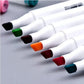 Barebeauty Dual Tip Art Markers Set with Storage Case | Alcohol-Based Sketch Markers for Drawing, Shading & Illustration | Fine & Broad Tip Professional Coloring Pens