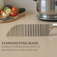Stainless Steel Crinkle Knife for Potato, French Fries & Vegetable Cutting | Wavy Cutter Slicer for Chips, Fruits & Veggies | Creative Food Garnishing & Salad Preparation