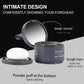 Hair Root Touch Up Powder for Thinning Hair | Instant Hair Loss Concealer & Scalp Shadow | Grey Hair Coverage Powder Waterproof & Sweat Resistant | Black Hair (4 Gm)