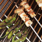 Barbecue Skewers – Pack of 12 Stainless Steel Tandoor Sticks | 13-Inch Strong Steel-Coated Grill Sticks for BBQ, Kebabs, and Grilling