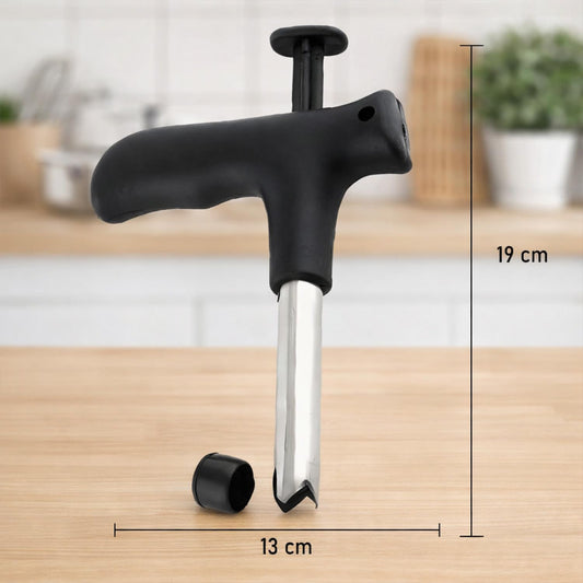 Oblivion Stainless Steel Coconut Opener 1 Pc – Quick & Easy Cracking Tool with Drill Cutter, Cleaning Stick, Effortless Fresh Water Extraction Kit, Durable Professional Hole Maker & Tap Cleaner